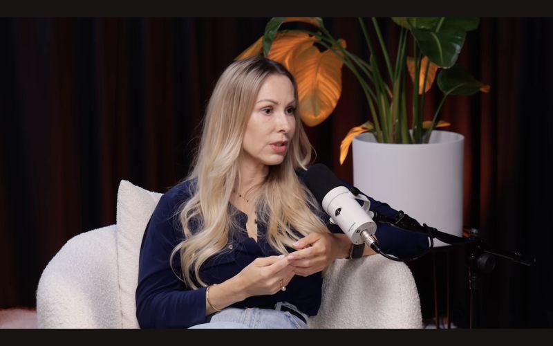 Sylwia Sitkowska podczas rozmowy panelowej